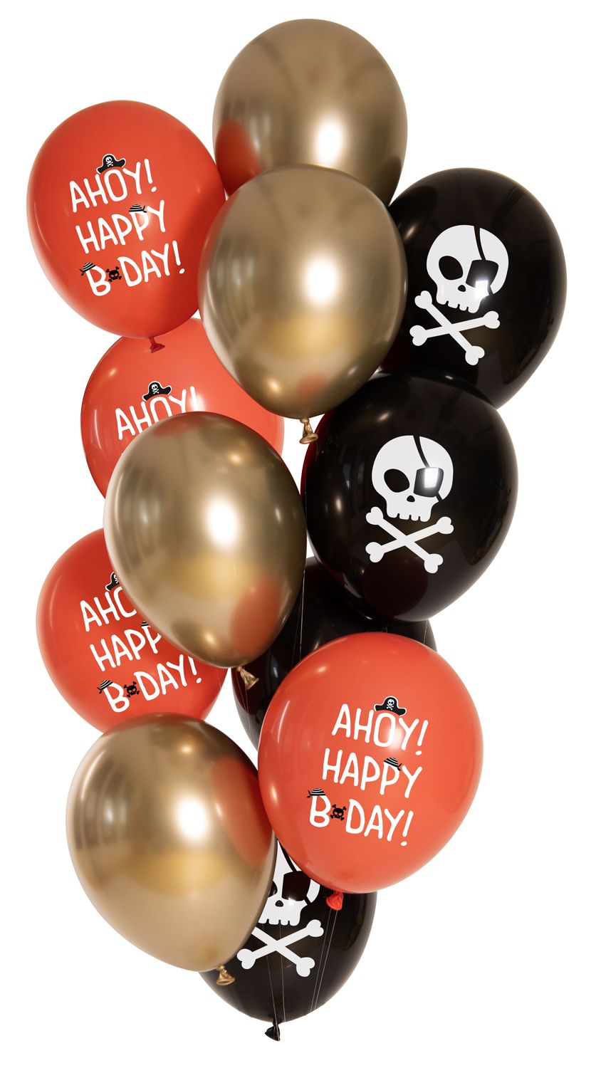 Ballonnen set verjaardag piraten