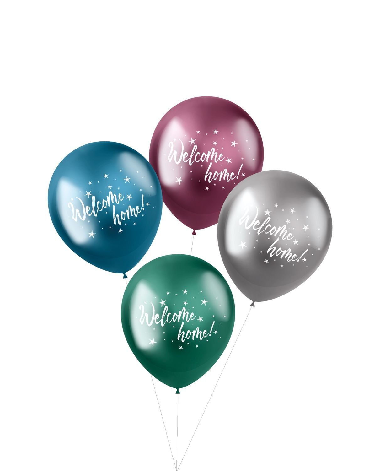 Ballonnen Welcome Home Mix Metallic