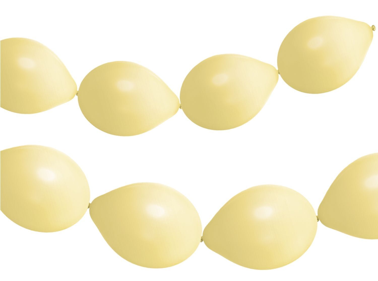 Ballonnenslinger geel mat