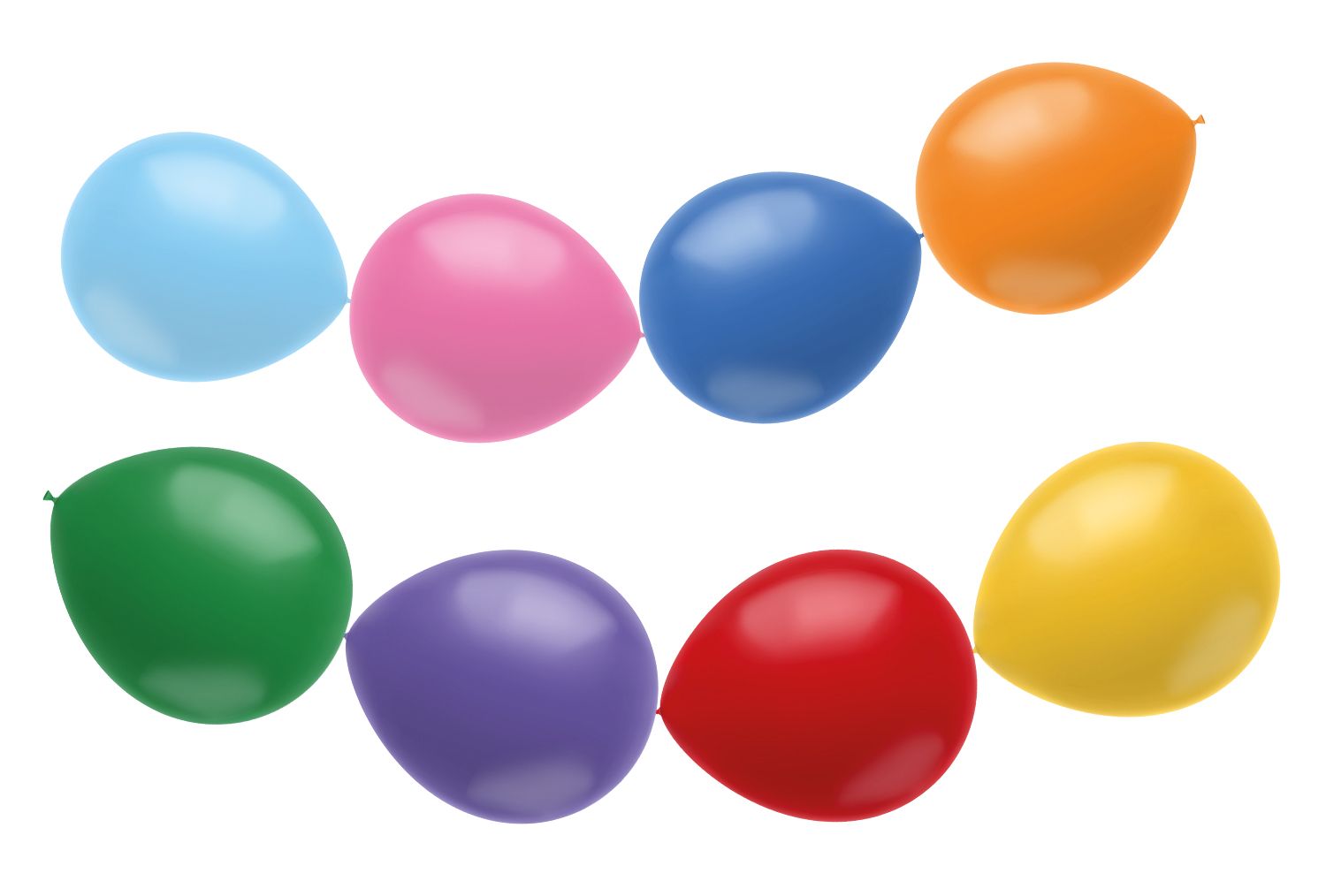 Ballonnenslinger gekleurd