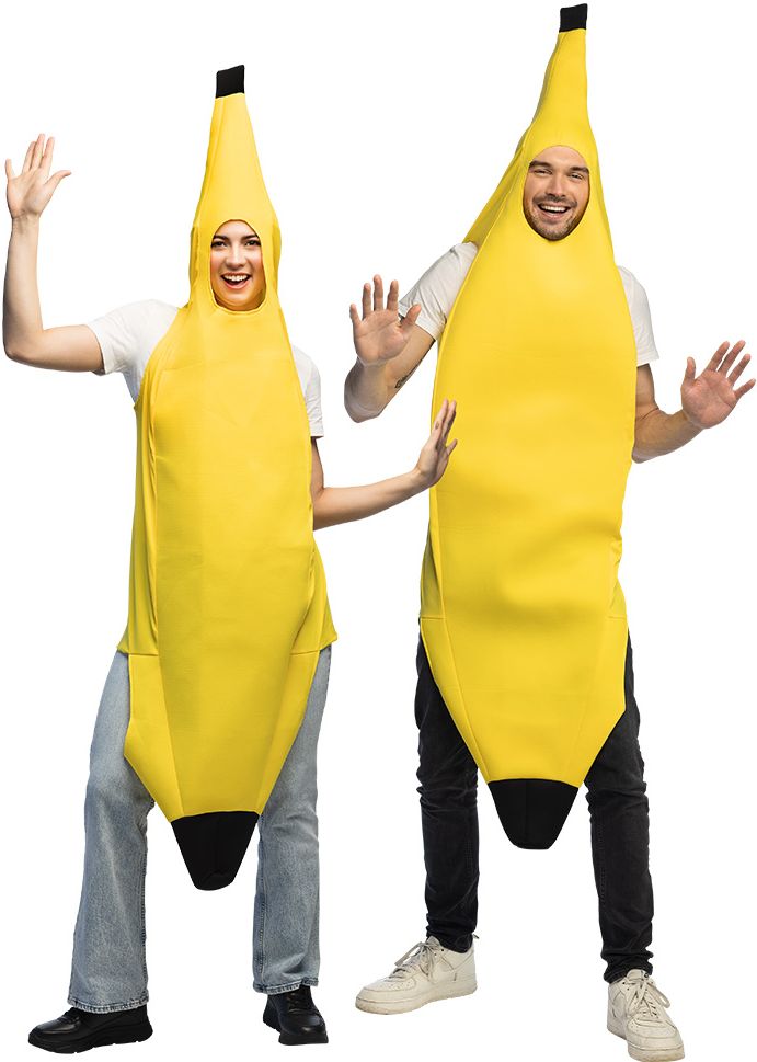 Bananenpak Volwassenen Dames Heren