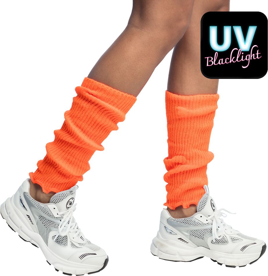Basic Beenwarmers Neon Oranje