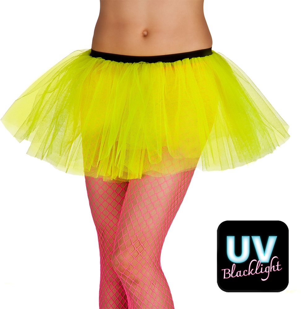 Basic Tutu Dames Neon Geel