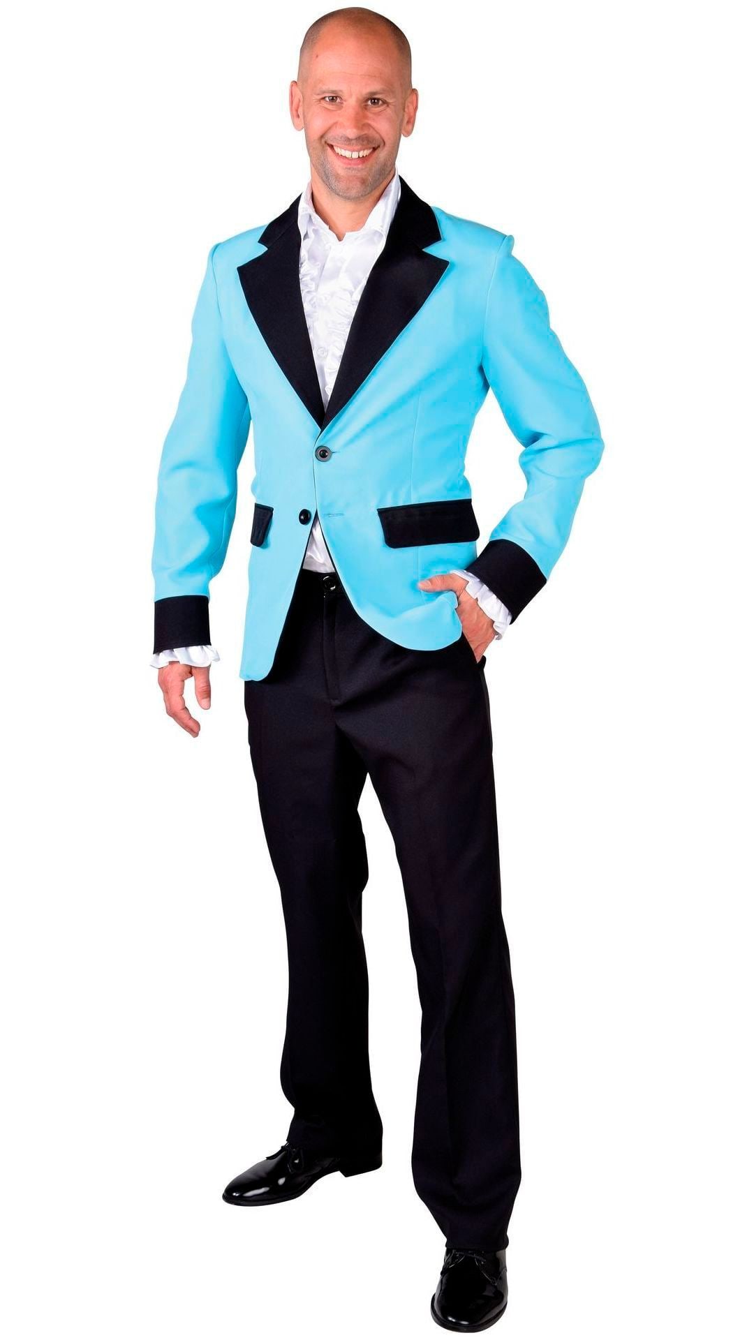 Basis Colbert Licht Blauw