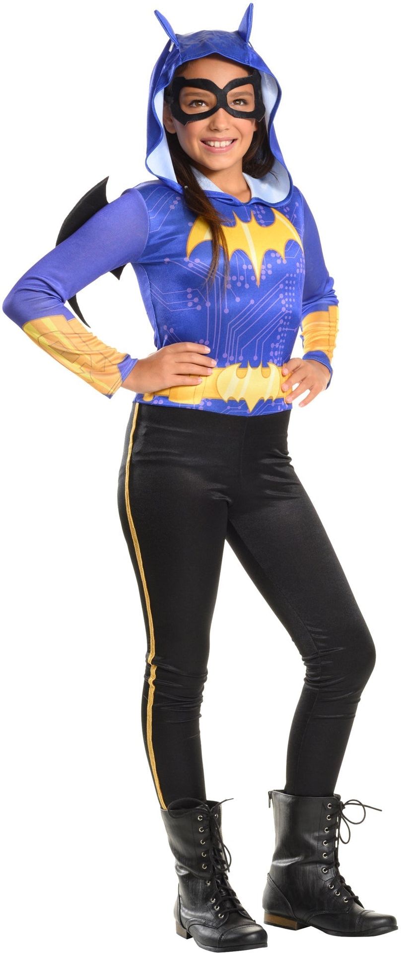 Batgirl Jumpsuit Blauw met Capuchon Meisjes DC Super Hero Girls