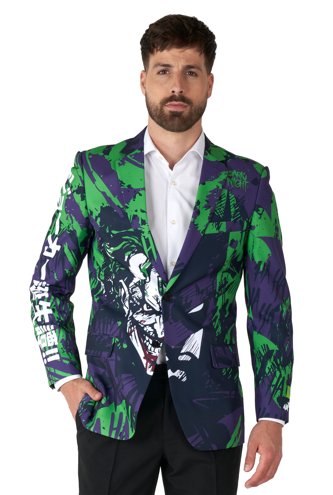 Batman Vs The Joker Cartoon Opposuits Blazer