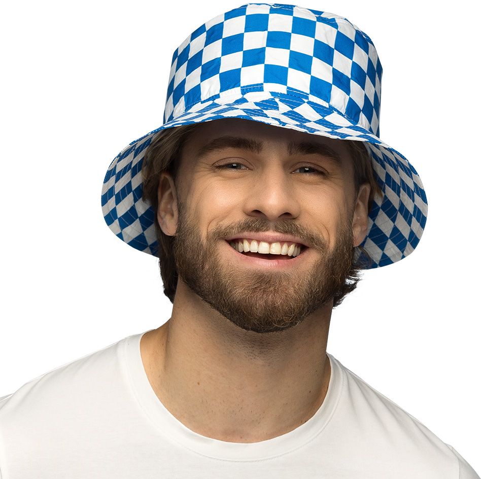 Bavaria Oktoberfest Vissershoed Blauw Wit