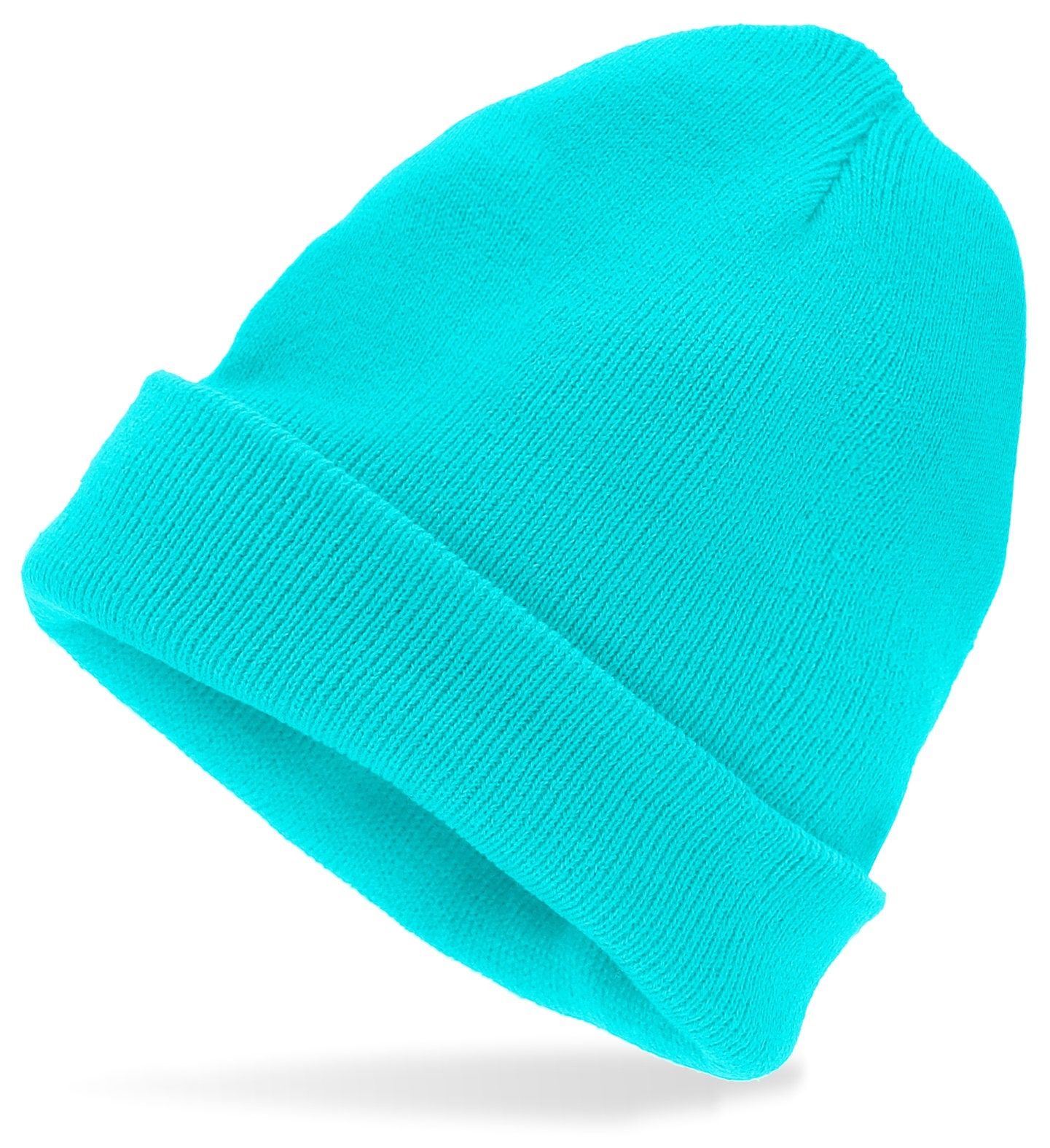 Beanie Carnaval Muts Turquoise Lichtblauw Dames Mannen