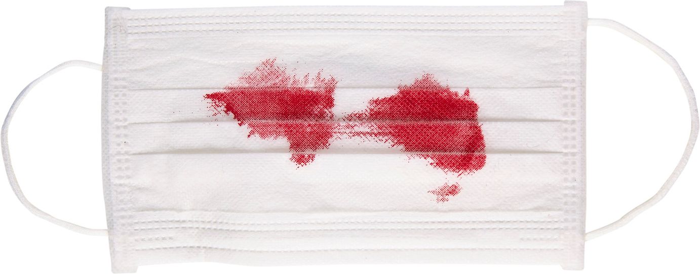 Bebloed Mondmasker