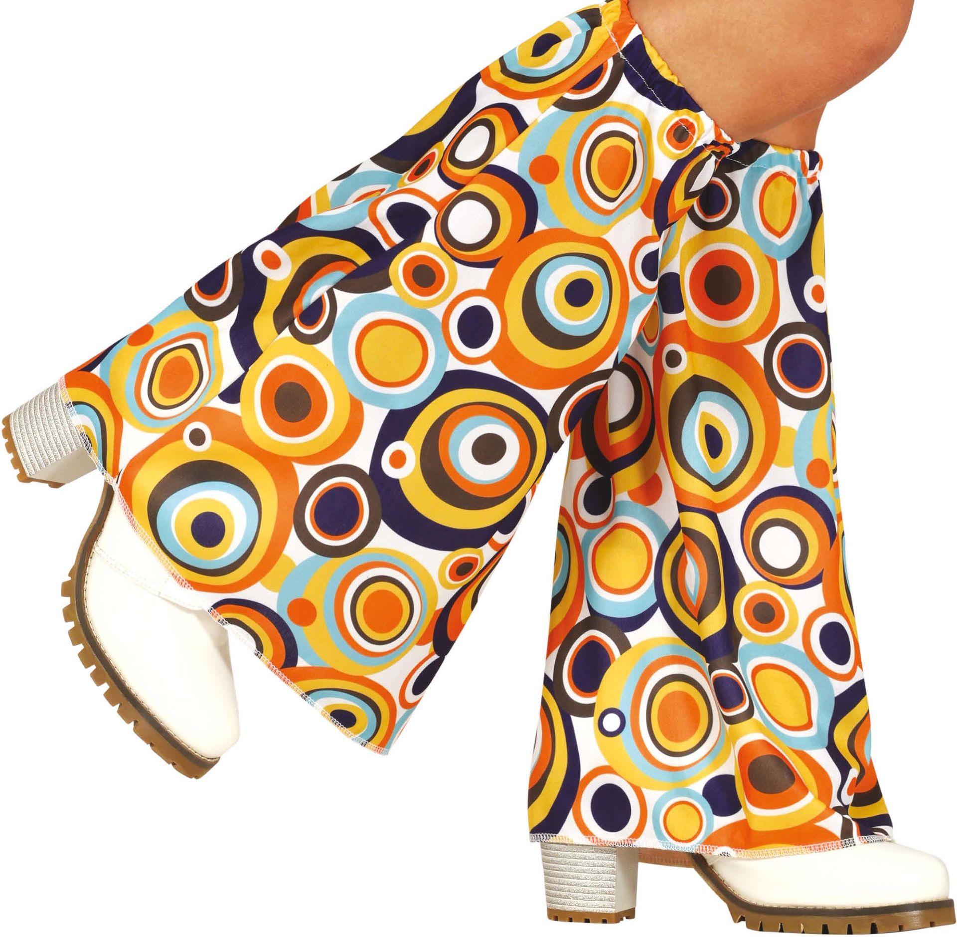 Beenwarmers 70's Volwassenen Retro Cirkels