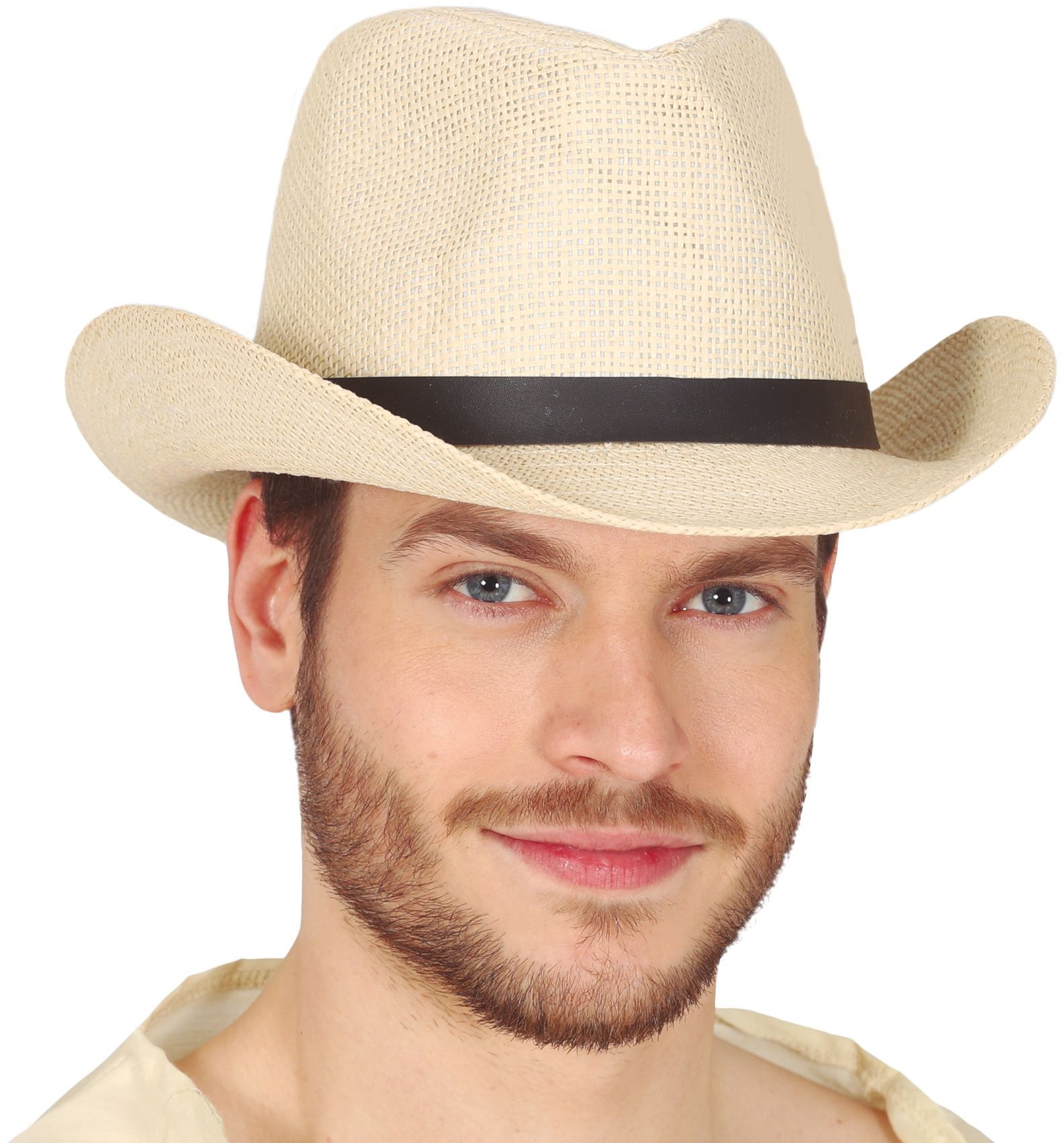 Beige Cowboy Hoed