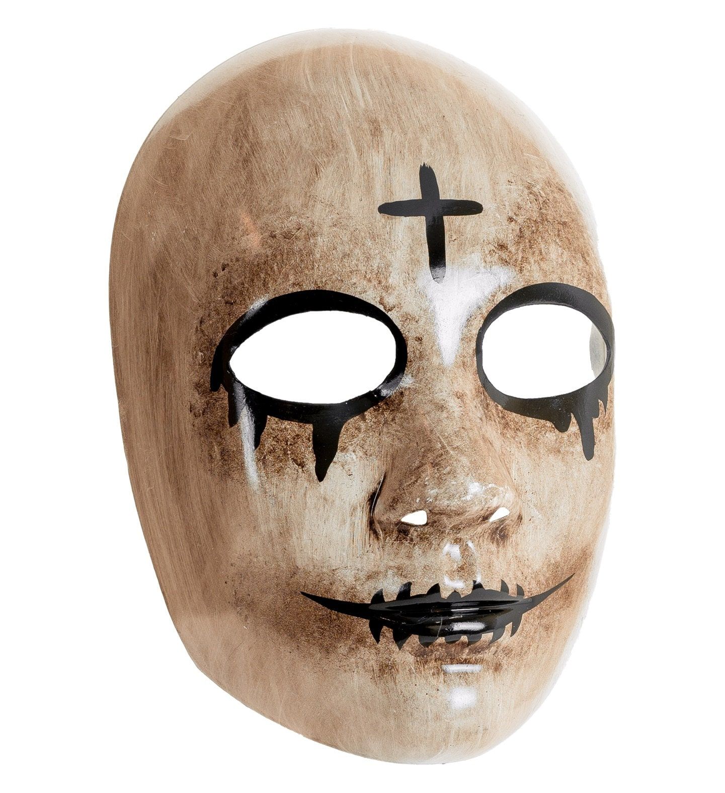 Beige Poppen Masker Commedia Dell'arte