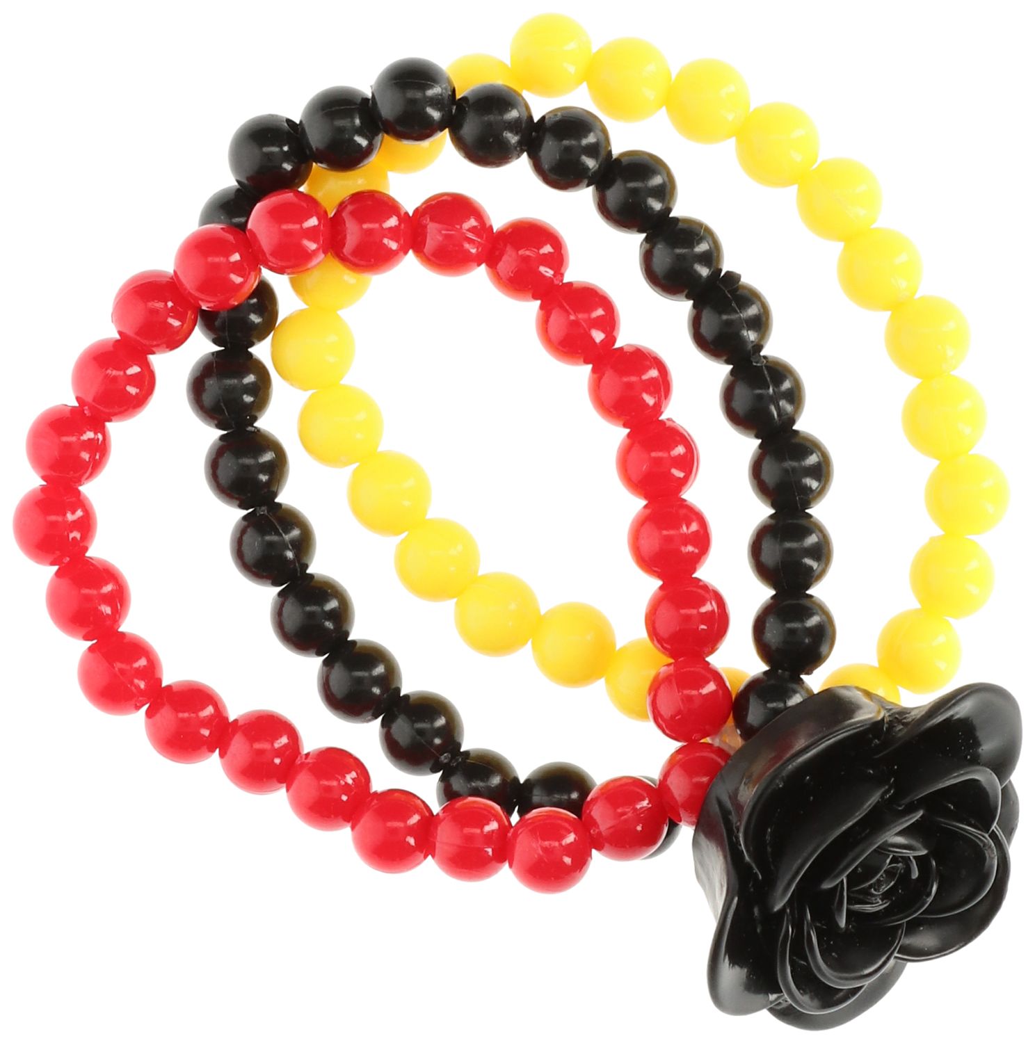 Belgie Supporter Armband met Bloemen