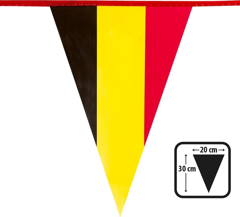 België voetbalsupporters vlaggenlijn