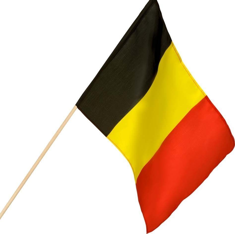 België Voetbalsupporters Zwaaivlag