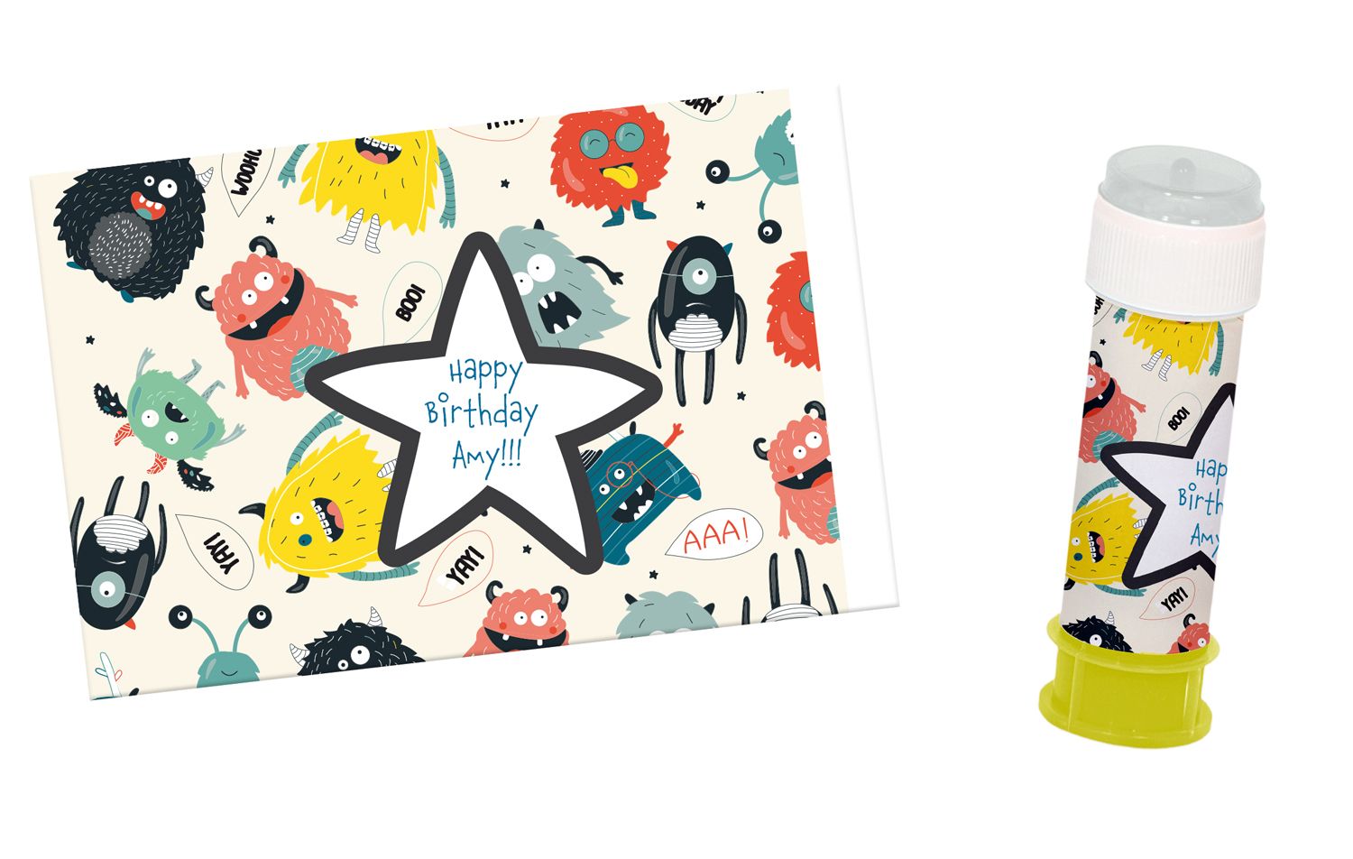 Bellenblaas Sticker Monster Bash