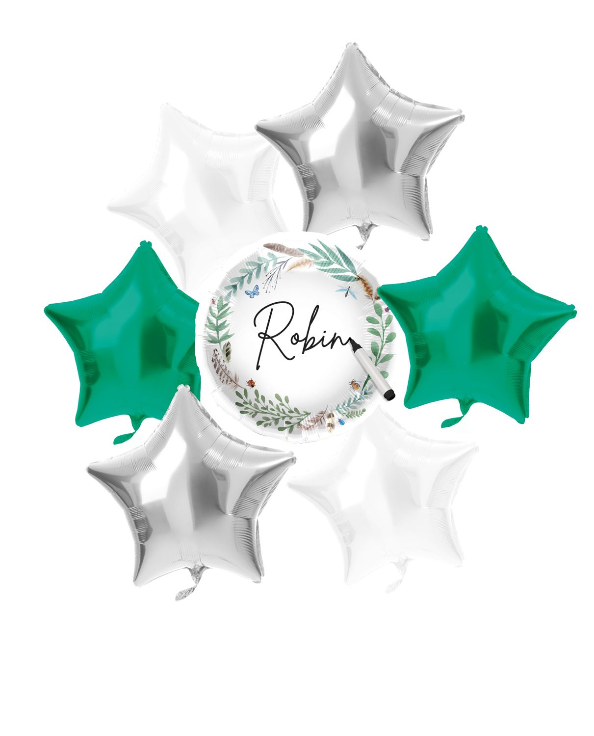 Beschrijfbare Folieballonnen set Communie