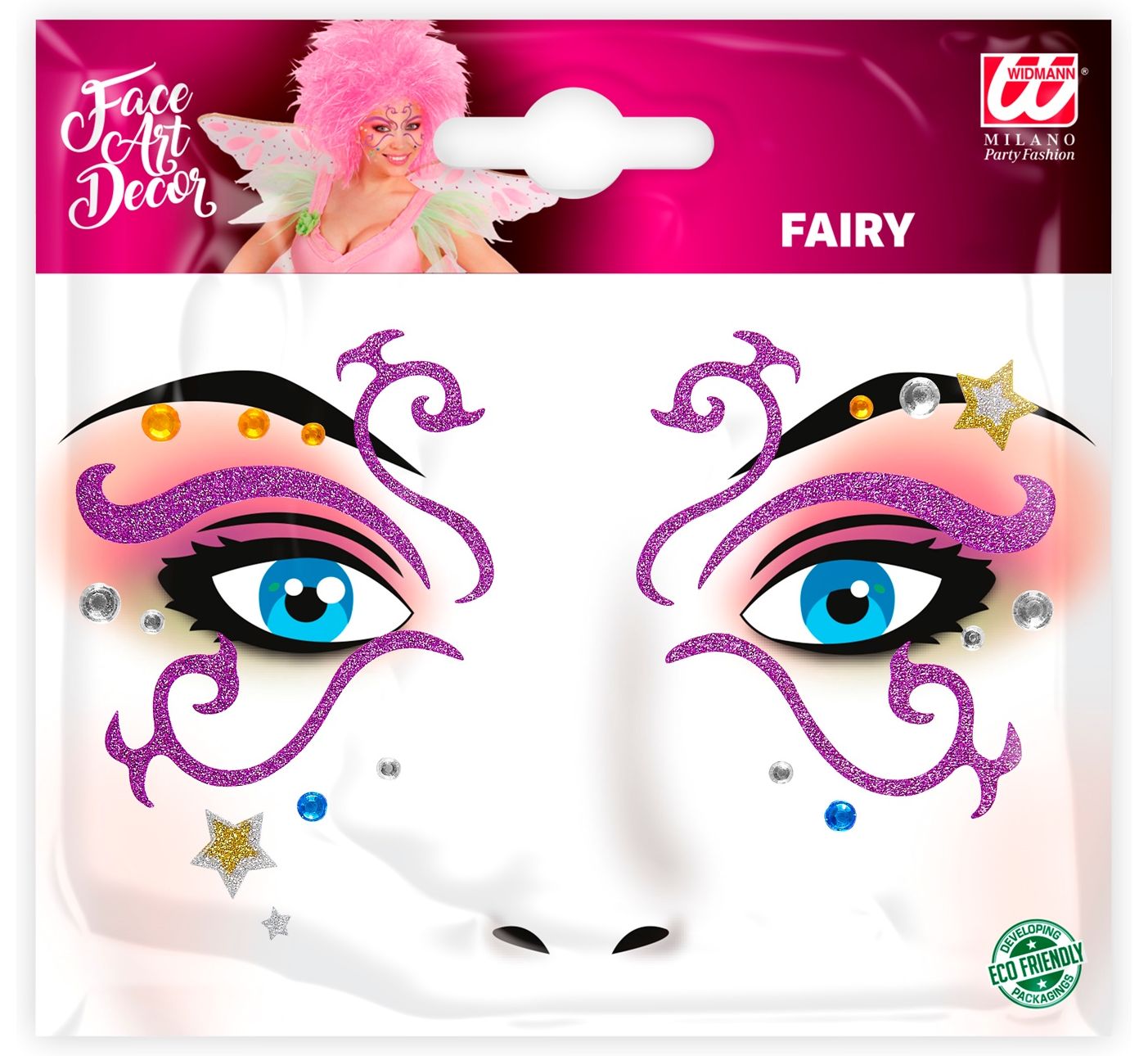 Betoverende Fee Schmink Gezicht Glitters