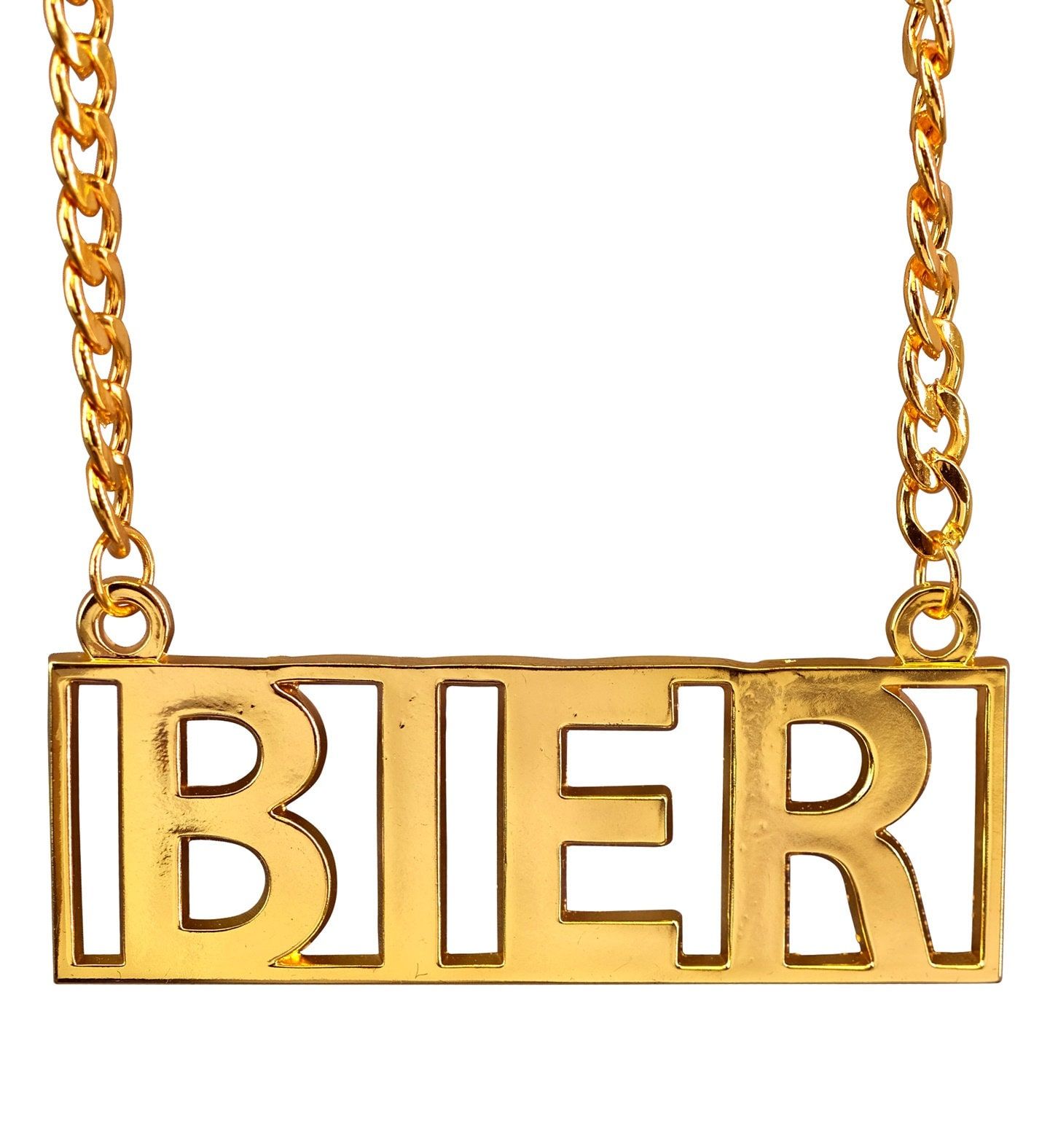 Bier Ketting Goud Carnaval Heren