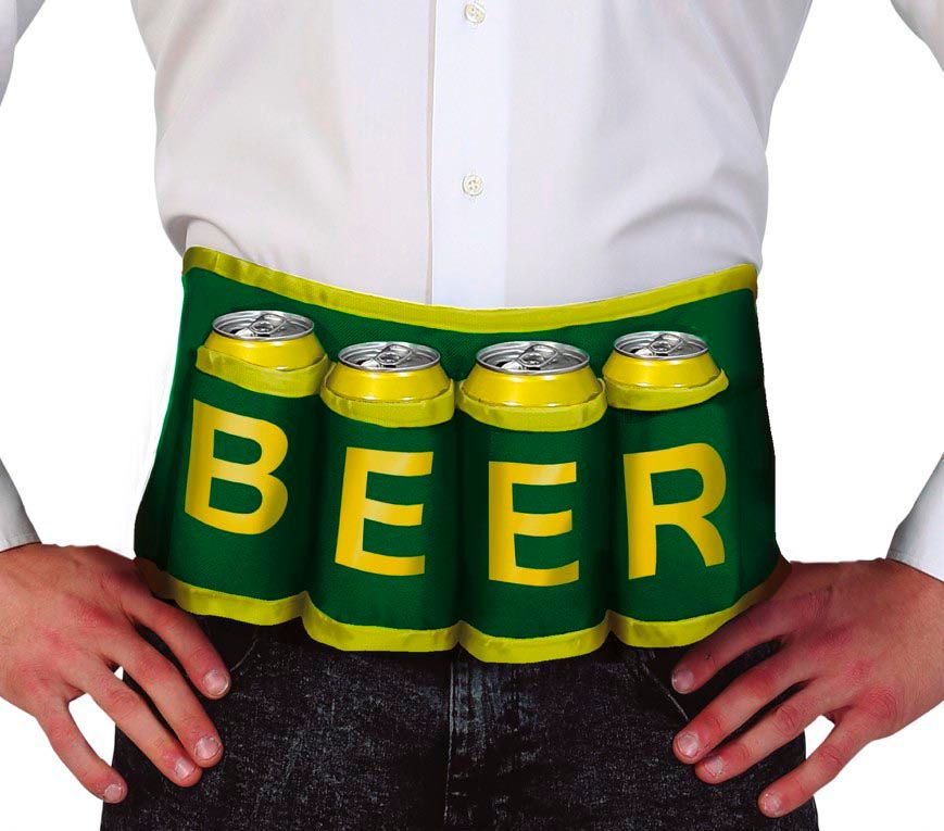 Bierdrager Gordel Groen Geel