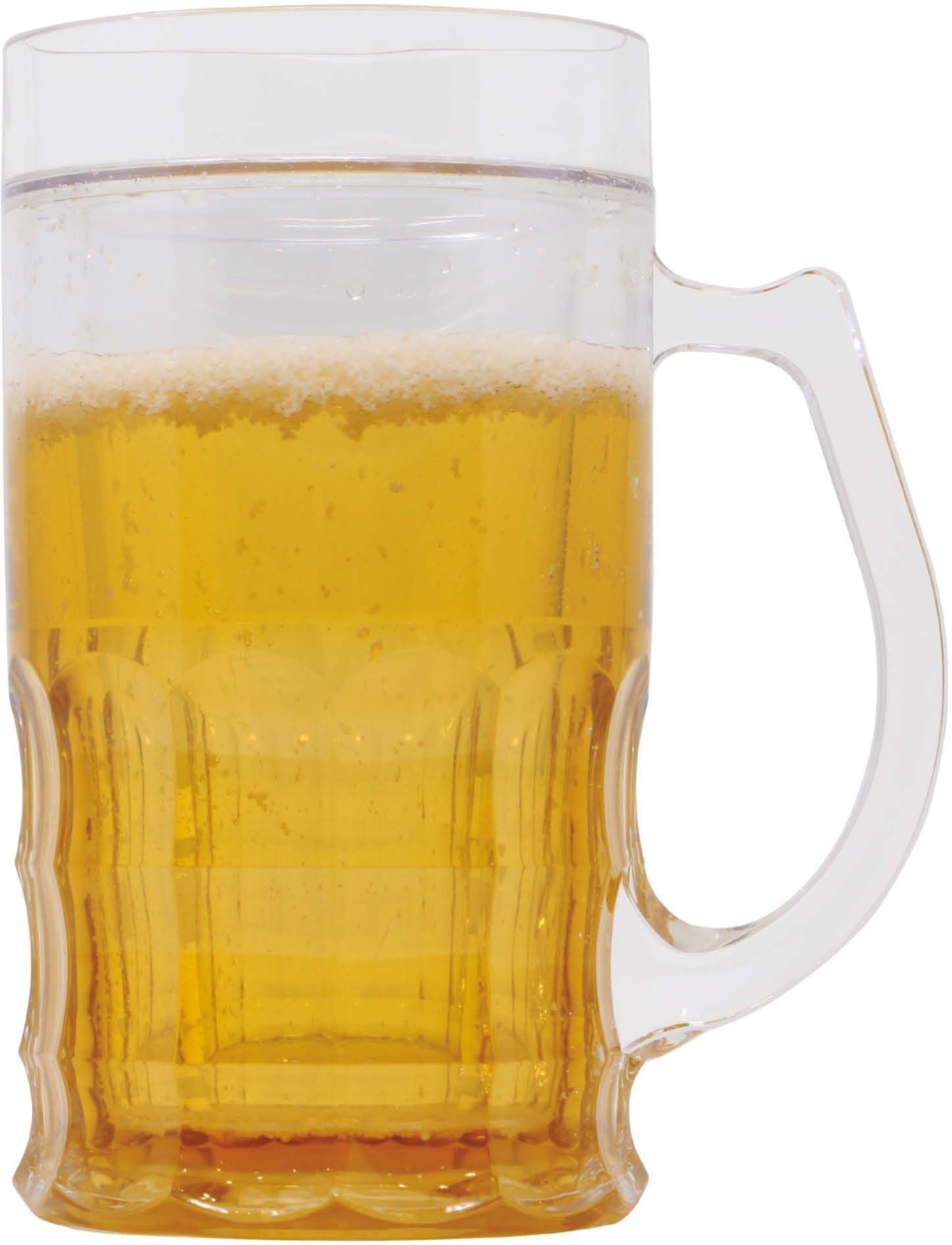 Biermok met Dubbele Wand en Nep Bier 400ml