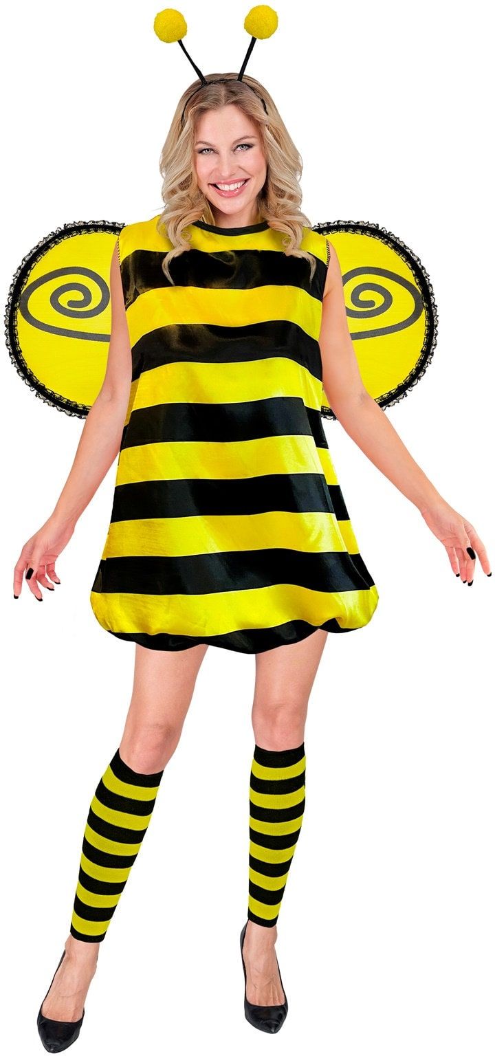 Bij Kostuum met Vleugels Geel Dames