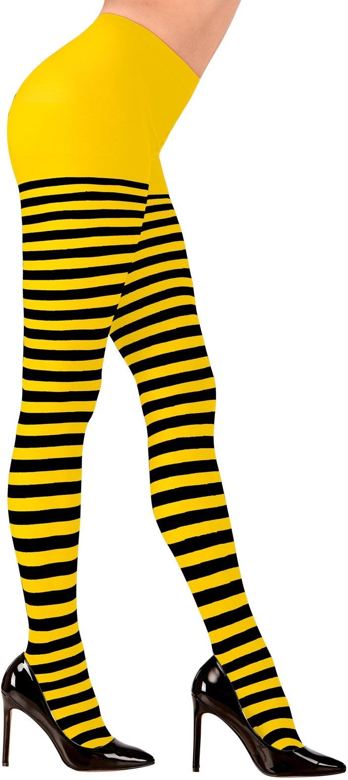 Bijen Panty Geel Zwart Dames