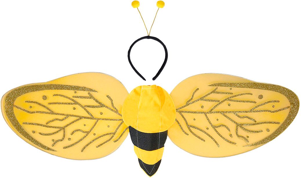 Bijen vleugels met voelsprieten