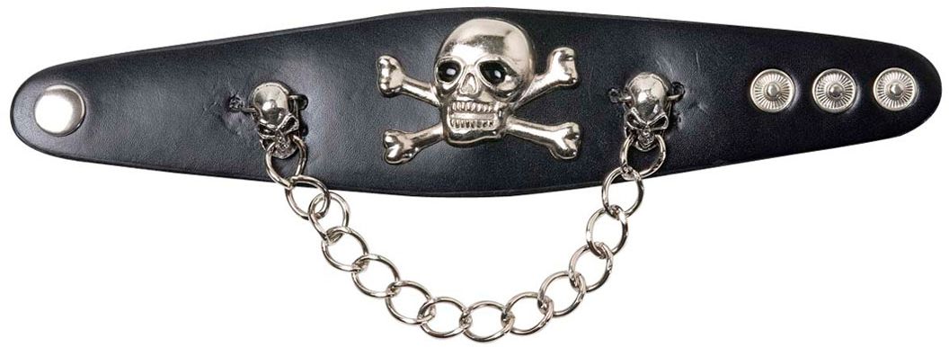 Biker Armband met Schedel