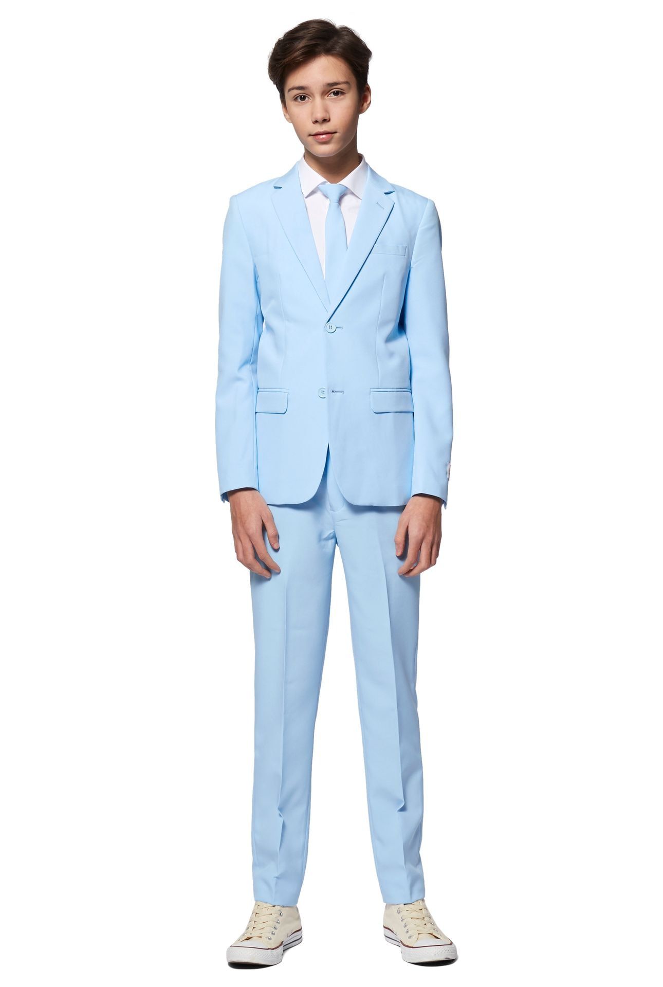 Blauw Basis Opposuits Kostuum Tieners