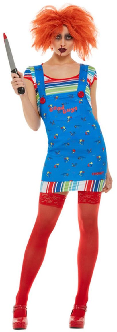 Blauw Chucky Kostuum Meisjes
