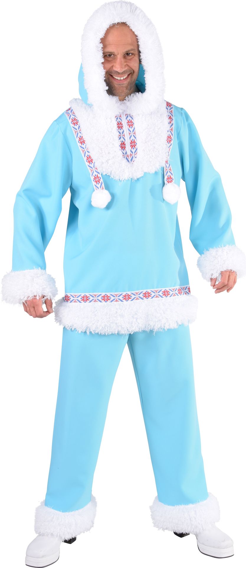 Blauw Eskimo Kostuum Mannen
