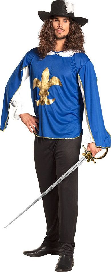 Blauw Musketiers Outfit Man