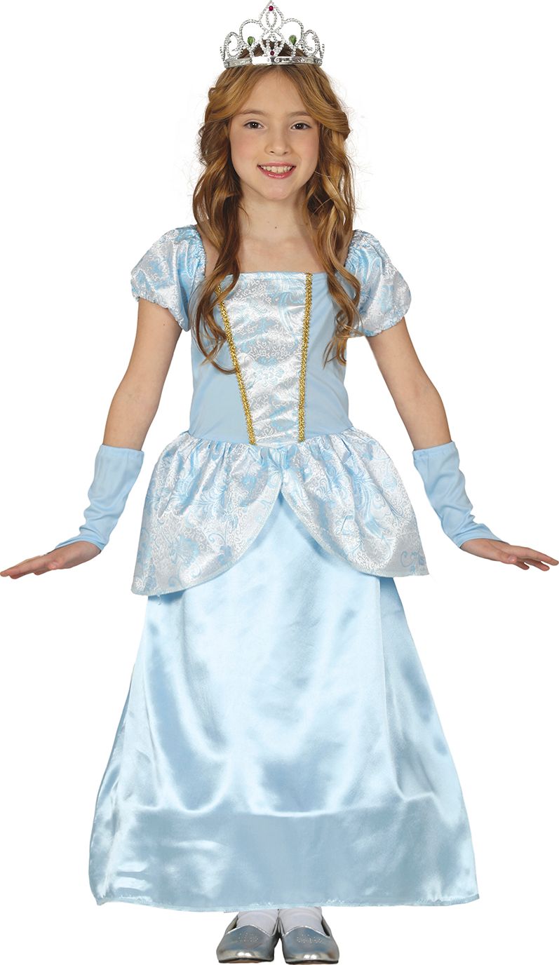 Blauw Prinses Jurkje Meisjes