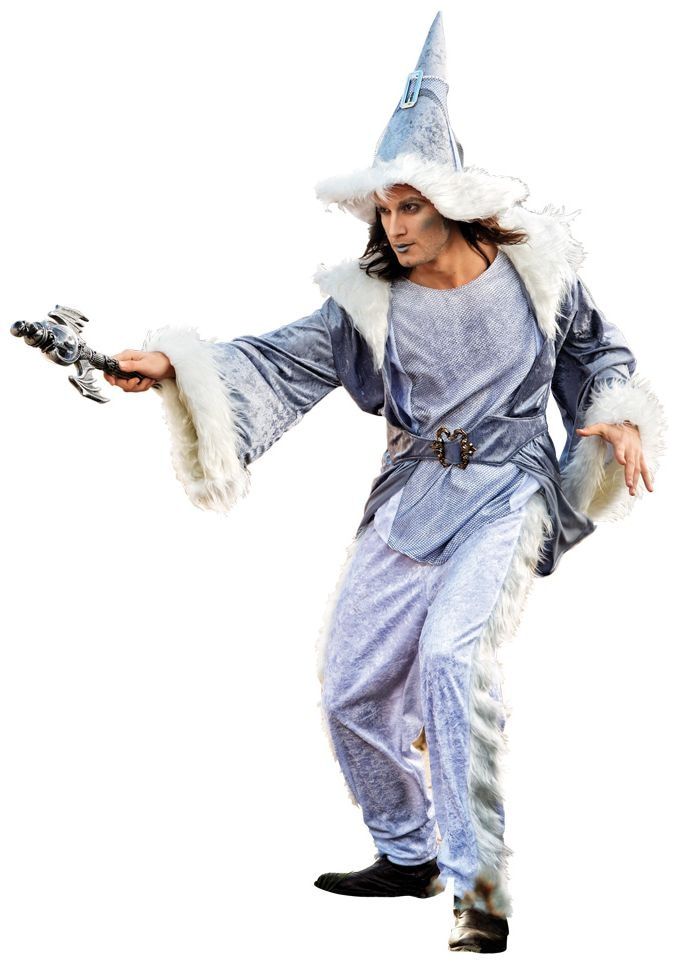 Blauw Tovenaars Kostuum