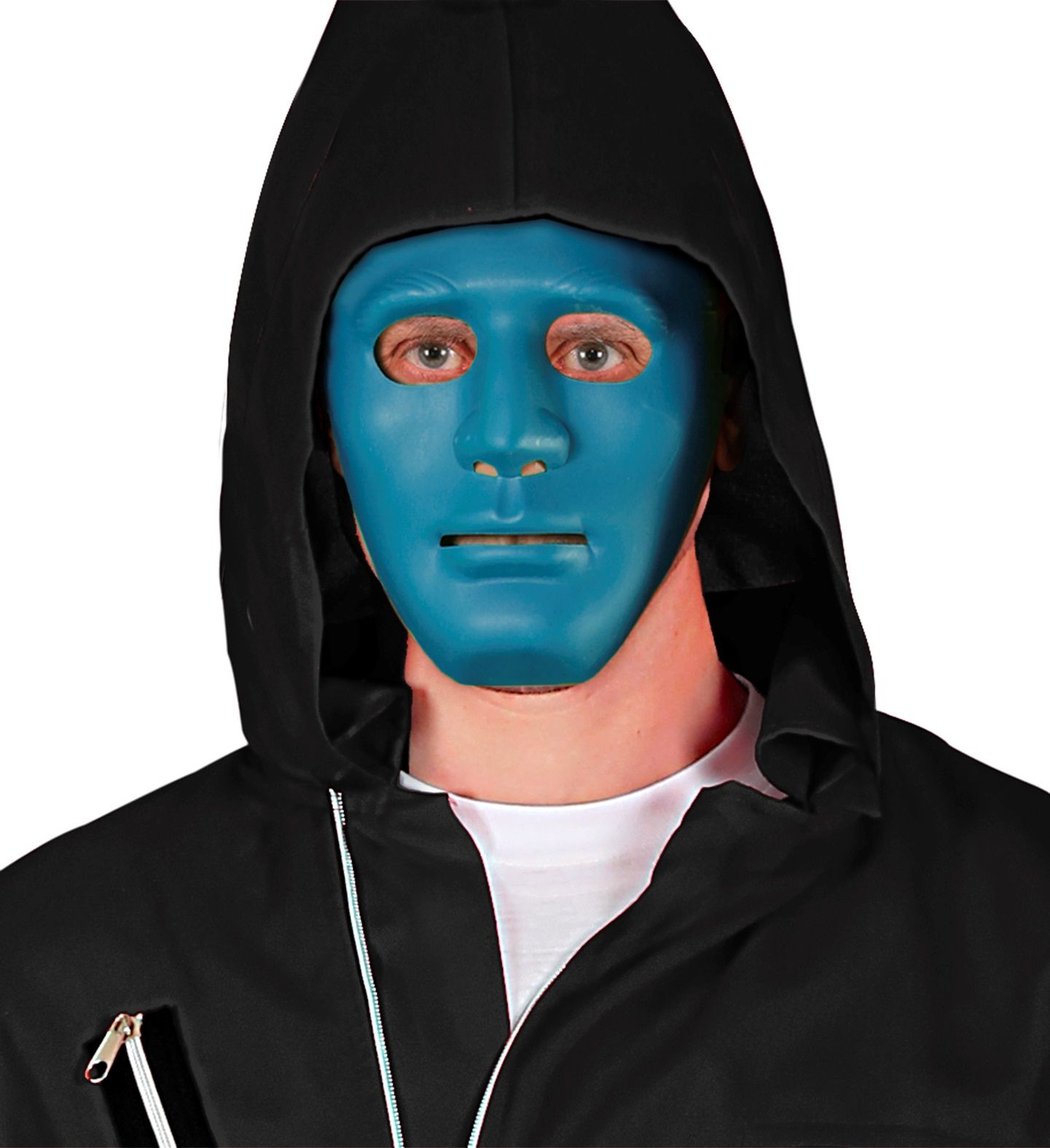 Blauwe anoniem masker
