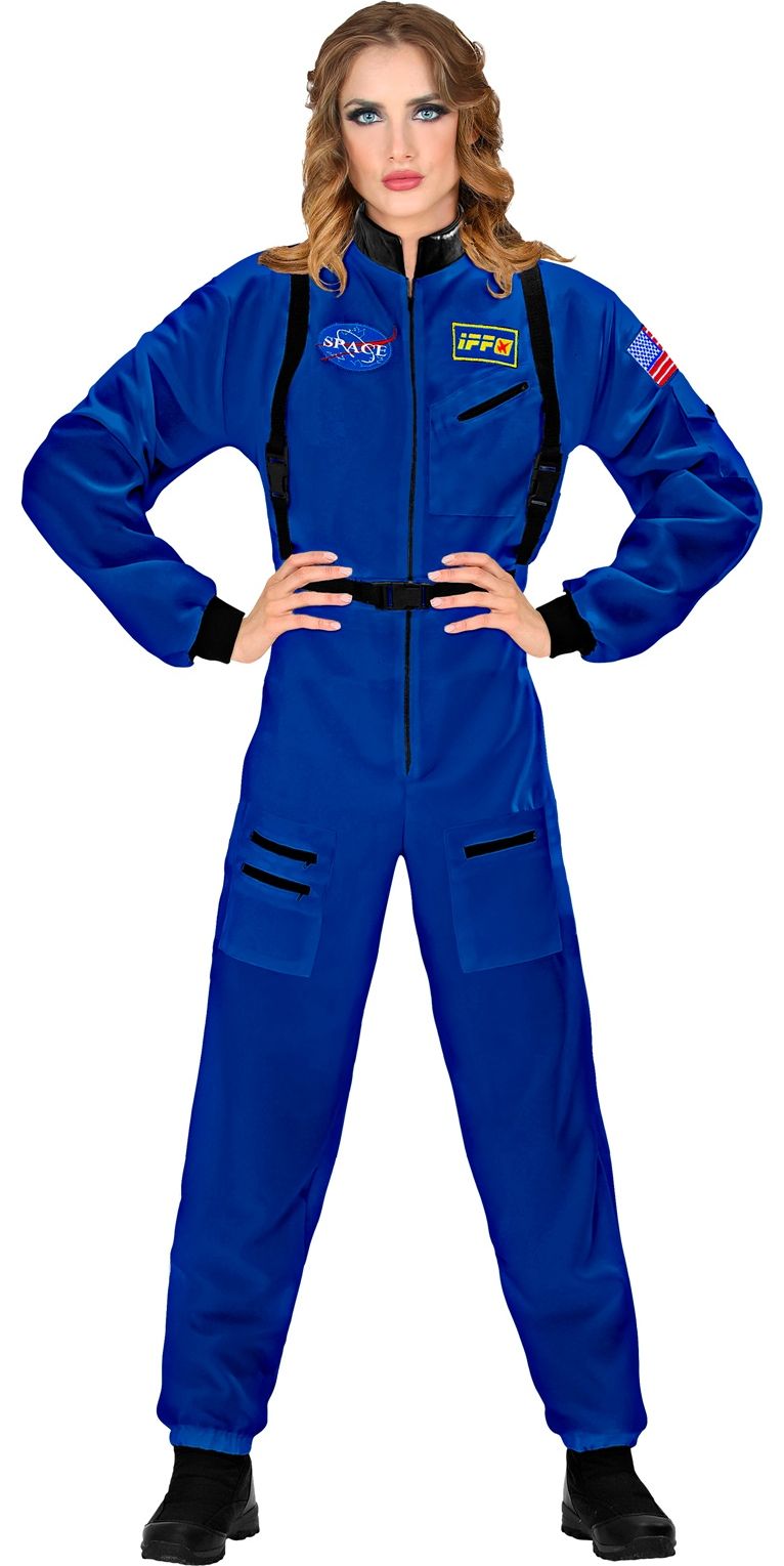 Blauwe Astronaut Nasa Kostuum Dames