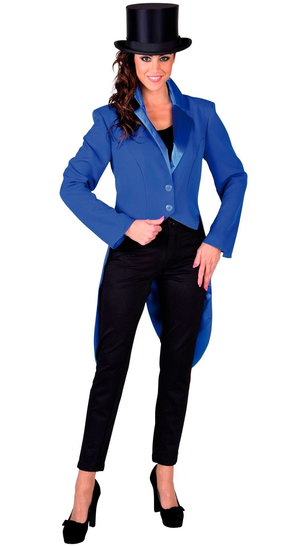 Blauwe Cabaret Slipjas Dames