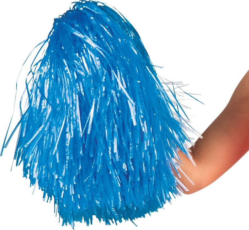 Blauwe Cheerball Pom Pom