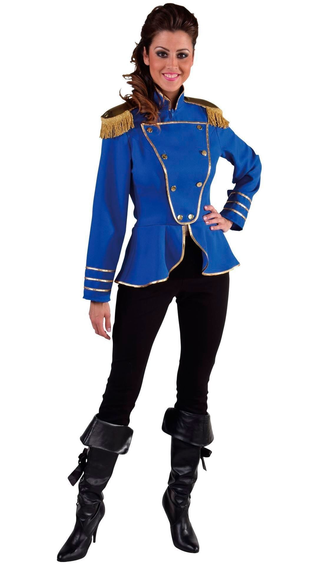 Blauwe Circus Jas Vrouw