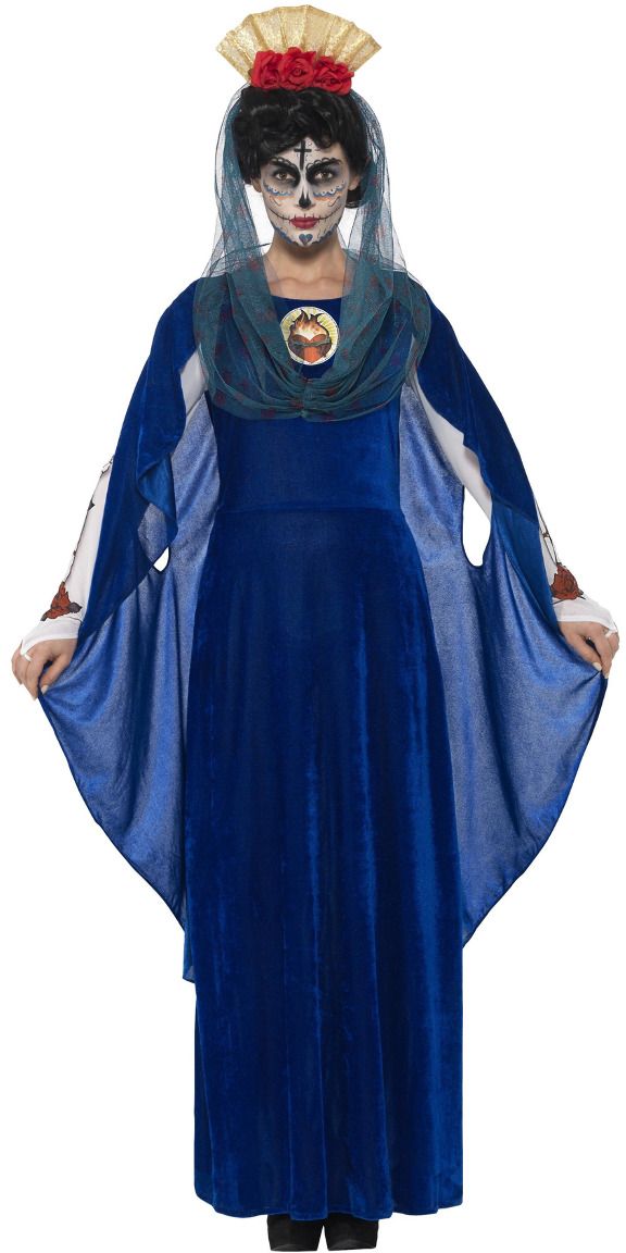 Blauwe Dag Van De Doden Jurk