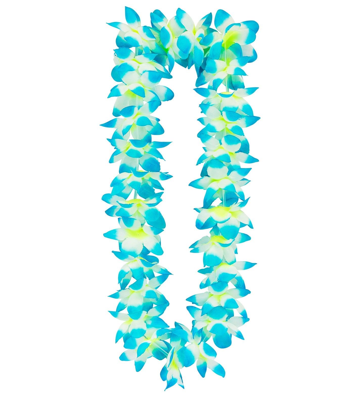 Blauwe Hawaii Bloemenketting