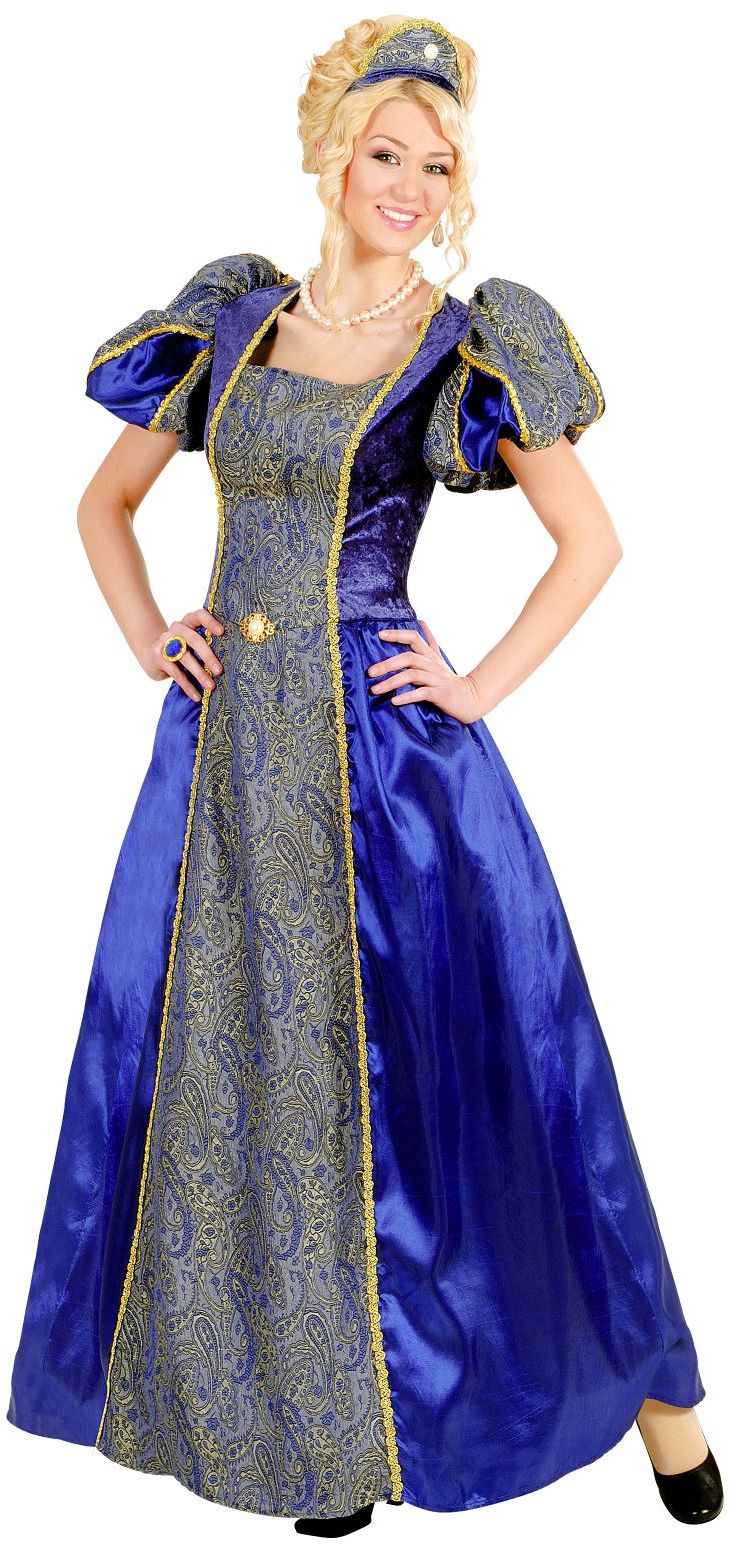 Blauwe Koningin Kostuum
