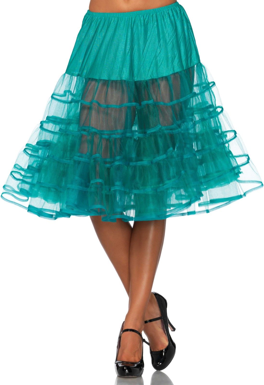 Blauwe luxe petticoat