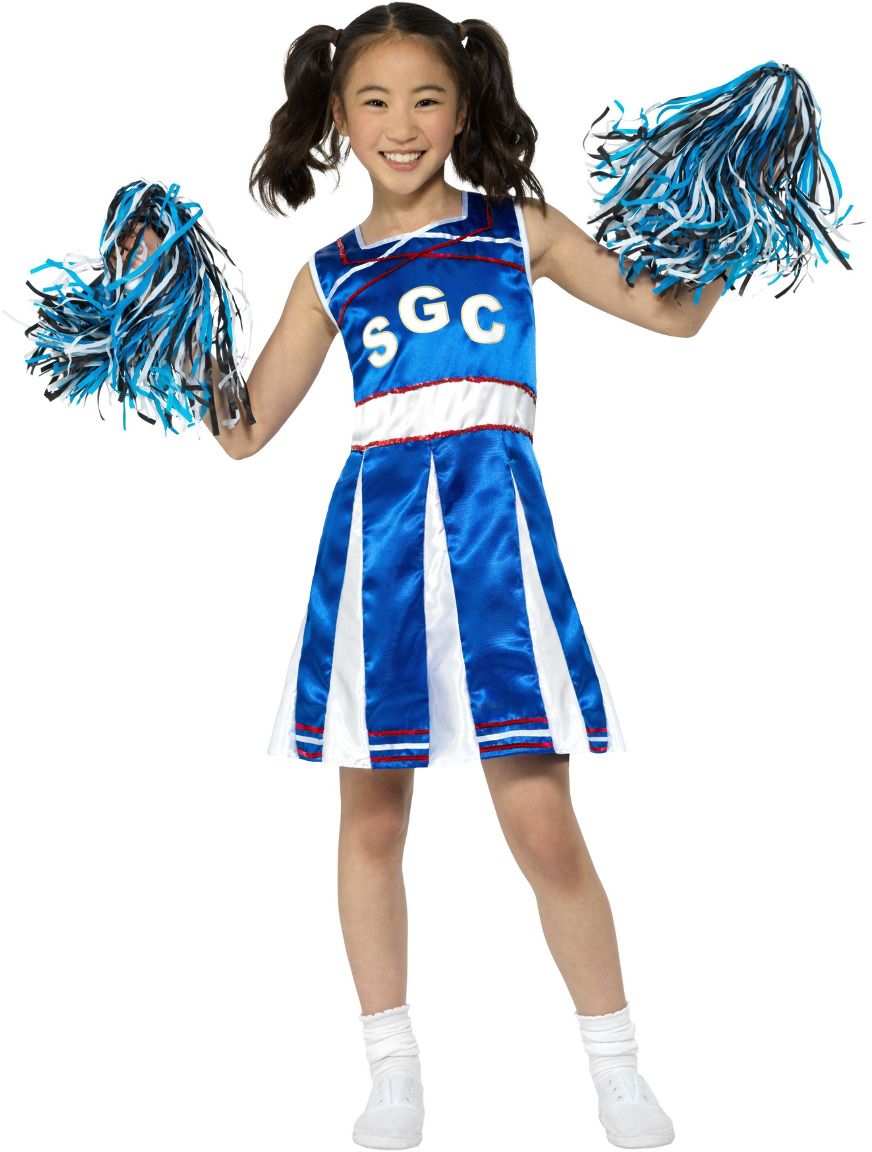 Blauwe Meisjes Cheerleader Pakje