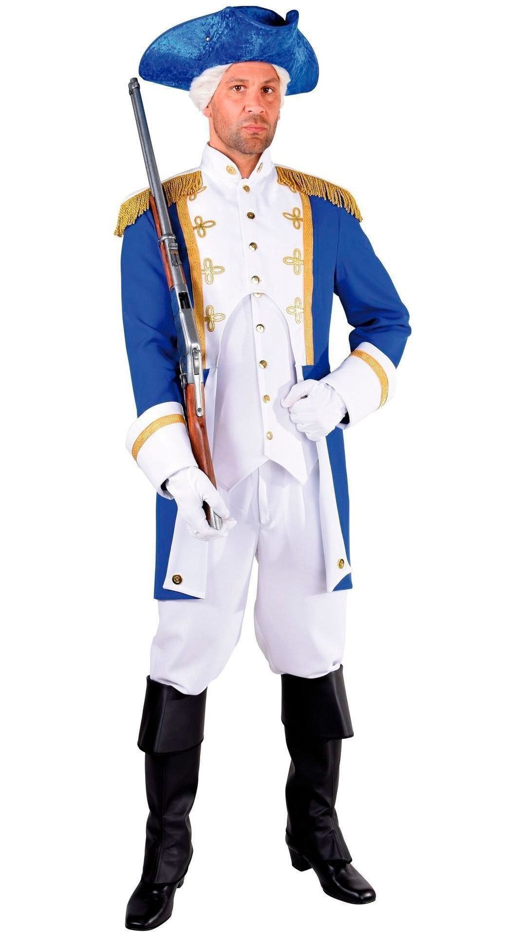 Blauwe Officiers Jas Man