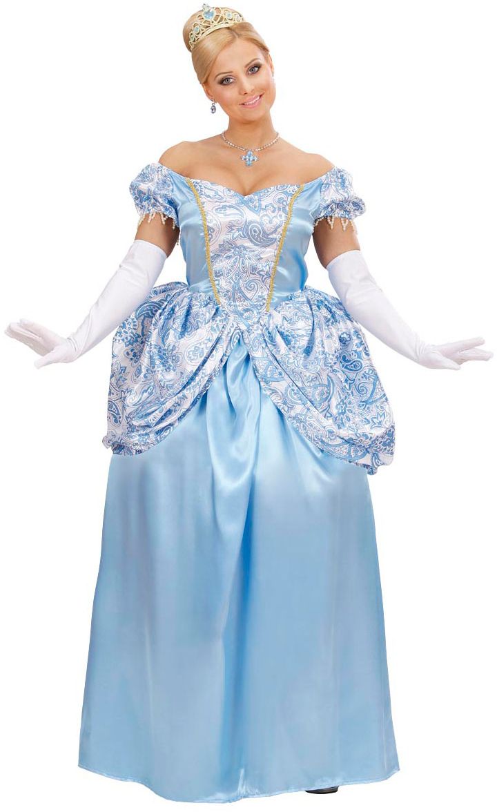 Blauwe Prinses Kostuum