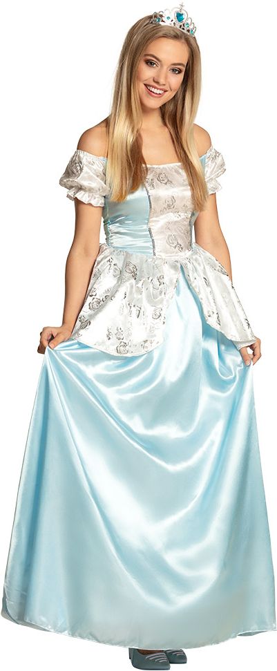 Blauwe prinses maribel jurk