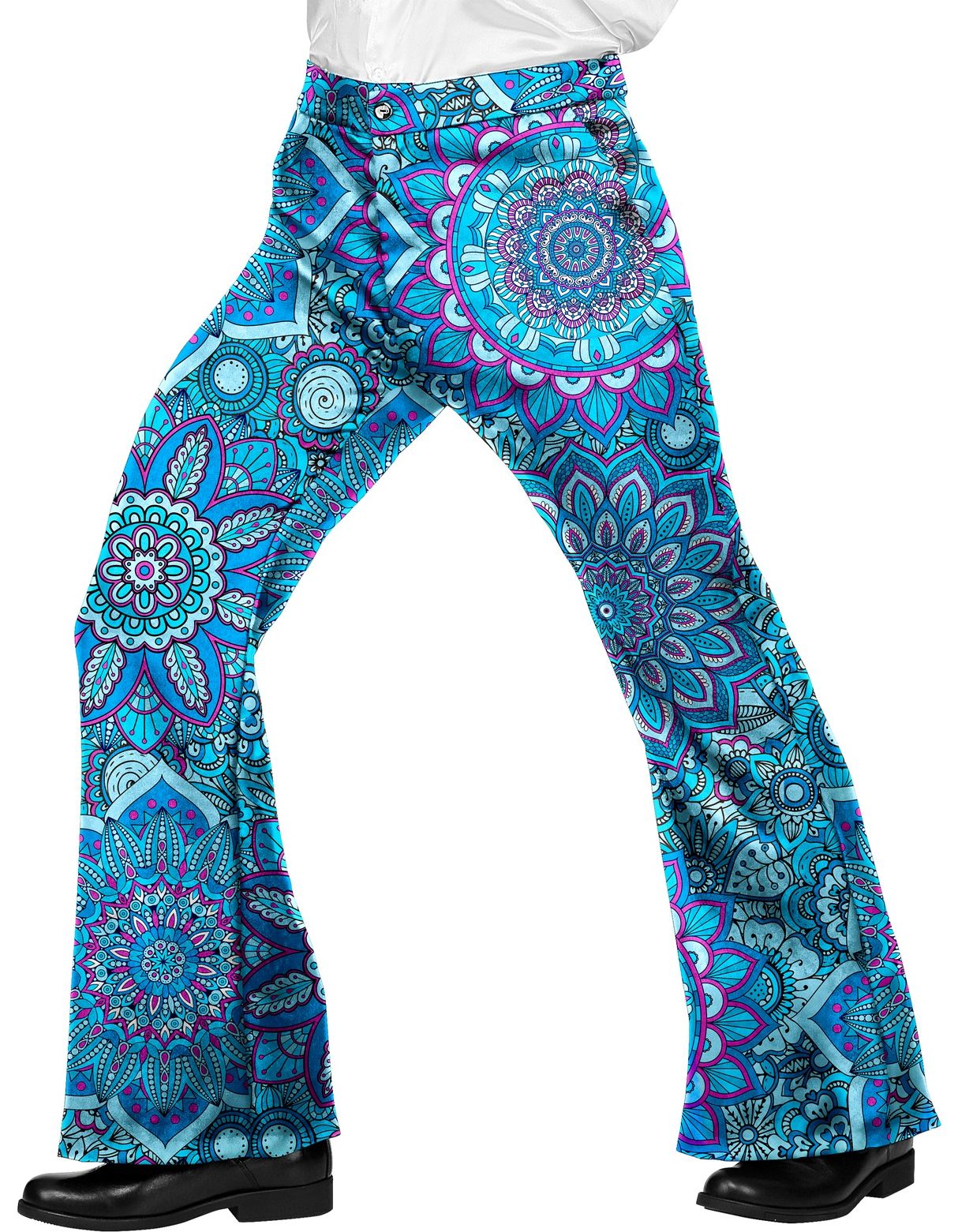 Blauwe Retro 60's Broek Heren