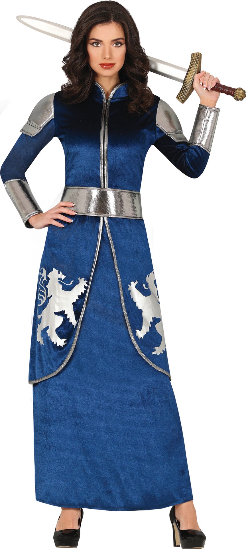 Blauwe Ridder Prinses Kostuum Vrouw
